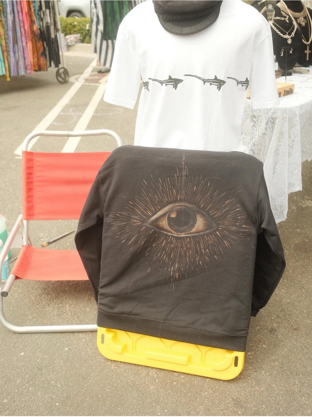 CUSTOM BLEACH ART HOODIE
